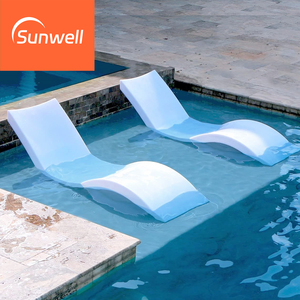 Ledge Pool Loisirs Sunbed Chaise longue <span class=keywords><strong>de</strong></span> piscine en <span class=keywords><strong>plastique</strong></span> Chaise longue Mobilier d'extérieur Chaise longue Chaises dans l'eau Sun Looungers - Product Image 1