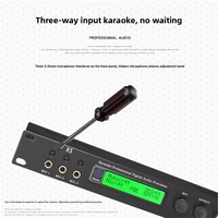 Micrófono Digital X5 Effector para Karaoke, Procesador de Reverberación de 5.1 Canales, Altavoz Profesional para Escenario
