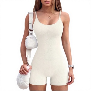 Nuevo Body Deportivo Sin Mangas para Mujer, Mono de Yoga Cómodo para Atletas con Diseño de Hilo - Product Image 4