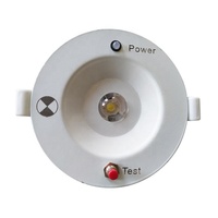 Panneau de plafond encastré rechargeable de haute qualité, 3W, 3 heures, 180 minutes, durée de sauvegarde, led d'urgence, spot lumineux pour immeuble de bureaux