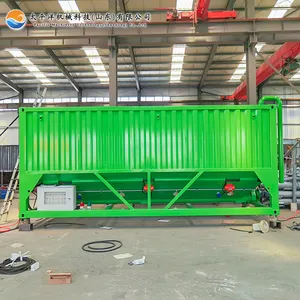 Factory Price 50 Ton 100 Ton 200 Ton Container Type Horizontal Cement Silos For Sale