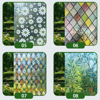 Película de Privacidad para Ventanas Playlamps, Arcoíris 3D, Decorativa, Vitral, Cambia de Color, PVC, Estática, Sin Adhesivo, Removible, 5 Años