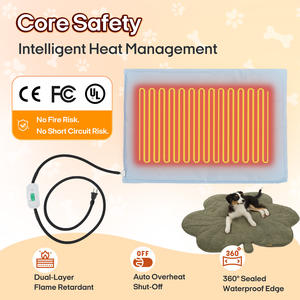 Verwarmde kattenbedden in bladvorm, Amerikaanse spotgoederen, verwarmingsmat voor huisdieren, wintermat voor gebruik in de winter - Product Image 2