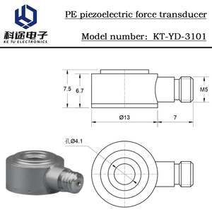 مستشعر قوة كهروضغطي عالي الدقة من البولي إيثيلين، محول ومُرسل لقياس ومراقبة القوة الديناميكية والتأثيرات شبه الثابتة - Product Image 2