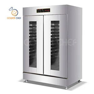 64 trays fermentation steam heater double door commercial bread intermediate proofer bakery proofer machine