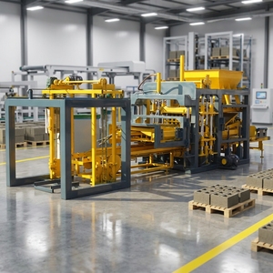 Machine à blocs QT4-15s entièrement automatique pour usine de briques commerciale, optimisant les profits - Product Image 1