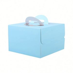 Manufacturer Portable Candy White <b>Card</b> Colorful Gift Pastry Paper <b>Box</b>, Custom Cake <b>Box</b> Packaging - Product Image 1
