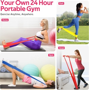 Antrenman için Düz Direnç Bantları, Fizik Tedavi, Esneme, İyileşme, Pilates, Rehabilitasyon, Güç Antrenmanı için Egzersiz Bantları - Product Image 5