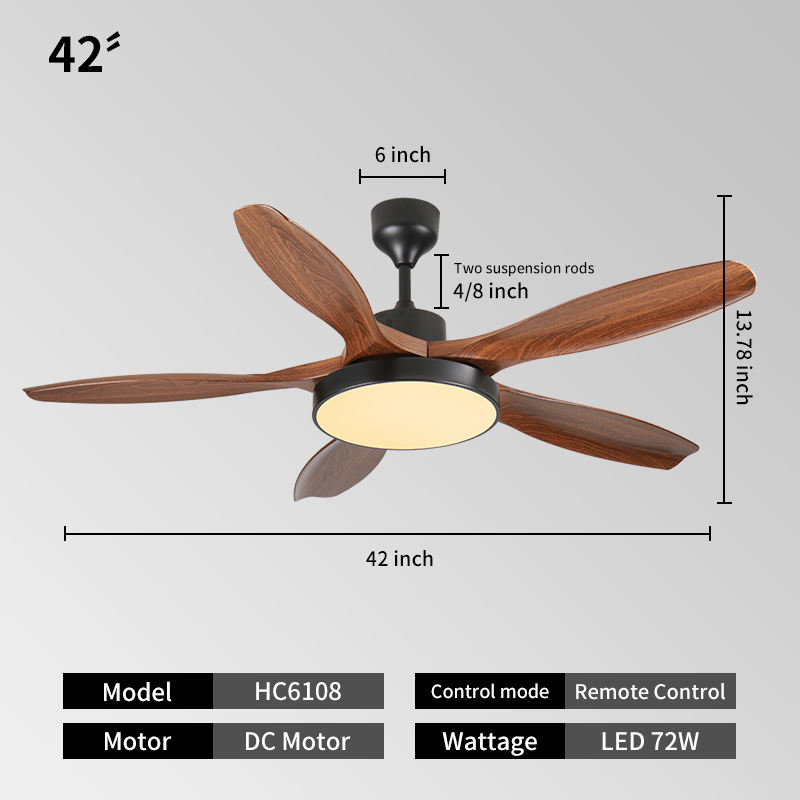 42-inch-Black + Brown