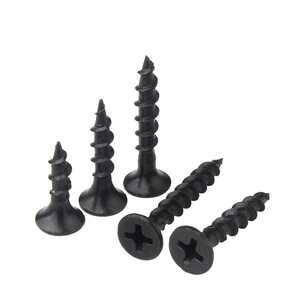 Premium Blackened &amp; Hardened Phillips Countersunk <strong>Wood</strong> <strong>Screw</strong> Heavy Duty Coarse Thread For Furniture M4 Durable Fastening - Product Image 2