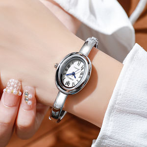 Orologio Analogico al Quarzo <span class=keywords><strong>Vintage</strong></span> di Lusso per Donne, Design Classico Personalizzato, Orologio da Polso da Donna - Product Image 2