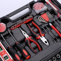 Marteau à griffes et clé à tuyaux, ensemble d'outils combinés complet de 120 pièces pour atelier