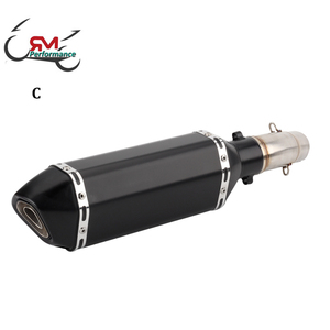 Système d'échappement de tuyau de Fiber de carbone de Style à enfiler silencieux avec DB Killer adapté pour Kawasaki <span class=keywords><strong>Ninja</strong></span> <span class=keywords><strong>400</strong></span> Z400 2018 2019 <span class=keywords><strong>2020</strong></span> - Product Image 3