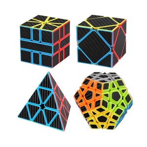 <span class=keywords><strong>Cubo</strong></span> mágico de velocidad de fibra de carbono promocional 3x3x3 ABS Fidget Puzzle Toy Mini 3x3 4x4 5x5 para aliviar el estrés - Product Image 2