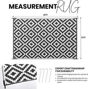 <span class=keywords><strong>Tapis</strong></span> de patio à motif personnalisé <span class=keywords><strong>tapis</strong></span> imperméable pour patio cour <span class=keywords><strong>tapis</strong></span> d'extérieur en polypropylène résistant aux UV <span class=keywords><strong>tapis</strong></span> d'extérieur pliable - Product Image 2