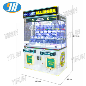 YIRUN nouveau Style Mini porte-bonheur maître griffe Machine monnayeur enfants Arcade jouets collations cadeau vente anglais grue jeu prix Clip - Product Image 6