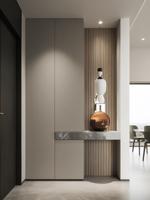 Mueble de Entrada, Mueble de Salón, Estante de Almacenamiento de Madera Maciza Multicapa de Gran Capacidad, Mueble de Entrada de Lujo para Zapatos