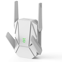 Extensor WiFi de Doble Banda 3000Mbps, Repetidor Inalámbrico, Amplificador de Señal, Potenciador de Red para Casas Grandes, Apartamentos, Oficinas y Hoteles
