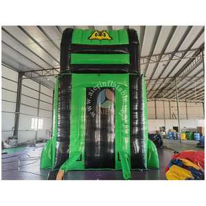 Toboggan aquatique gonflable à thème Green Toxic <span class=keywords><strong>avec</strong></span> <span class=keywords><strong>piscine</strong></span> à jets d'eau pour parc aquatique extérieur, jardin, été, enfants, adultes, <span class=keywords><strong>location</strong></span> pour fêtes et événements - Product Image 6