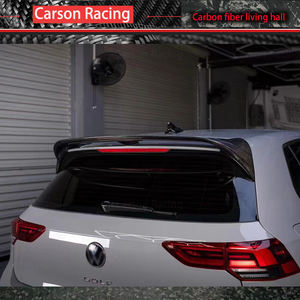 Volkswagen Golf 8 <span class=keywords><strong>GTI</strong></span> Custom Wet <span class=keywords><strong>Carbon</strong></span> <span class=keywords><strong>Fiber</strong></span> CS Style ROOF Spoiler Mk8 R Acabado pulido Car Top - Product Image 2