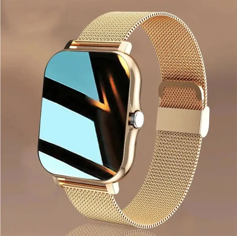 Hot Selling Factory Smartwatch Fitness Waterproof BT Call Custom Logo Big Screen Men Smart Watch Watches Manufacturer