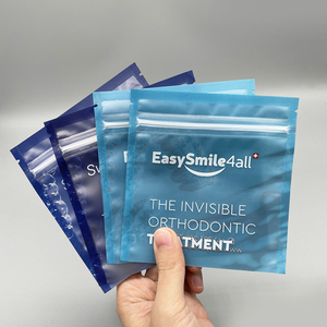 Bolsas de Embalaje Personalizadas con Cierre Hermético, Mate por un Lado, Transparentes, con Cierre de Cremallera, Bolsas Planas de Mylar con Sellado Térmico - Product Image 3