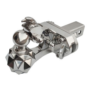 Crochet de remorque en acier inoxydable, compatible avec un récepteur de 2 pouces, <span class=keywords><strong>anneau</strong></span> de suspension et design tête d'aigle, bras d'<span class=keywords><strong>attelage</strong></span> de remorque, accessoires de camping-car - Product Image 5