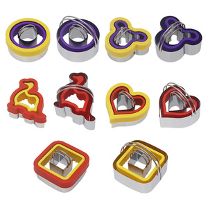 Découpeur de biscuits en forme de cœur pour enfants, pour pain grillé, en forme de cœur, en acier inoxydable, sandwich, dinosaure, amour, pentagramme, tarte <span class=keywords><strong>aux</strong></span> <span class=keywords><strong>pommes</strong></span>, bricolage - Product Image 6