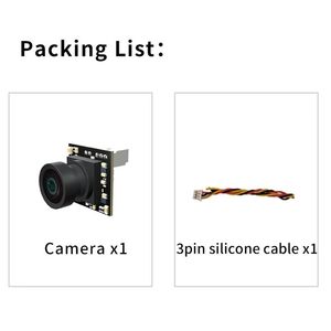 Cámara FPV Caddx Ant Lite 1200TVL <span class=keywords><strong>1</strong></span>/3" CMOS PAL NTSC Conmutable Nano para Drones <span class=keywords><strong>Avatar</strong></span> - Product Image 6