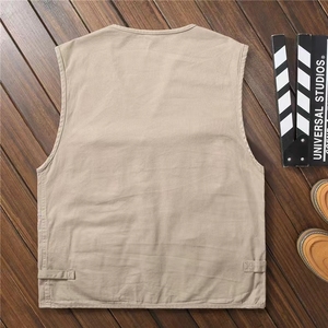 Gilet da lavoro Casual fotografo da pesca all'aperto in cotone da uomo - Product Image 2
