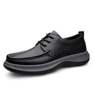 Nuevos Modelos 2026: Zapatos Clásicos de Hombre Tipo Loafer para Correr, de Malla Transpirable con Cordones, Casuales de Negocios, con Soporte de Arco, Ligeros y que Aumentan la Altura - Product Image 1