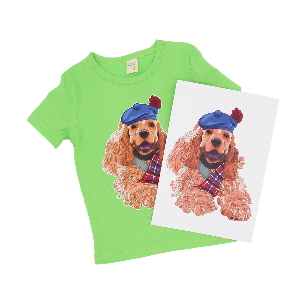 A4 Dark Transfer Paper Inkjet Papel Transfer Dark t Shirt Heat Printing Paper
