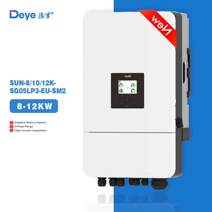 Deye SUN-8/10/12K-SG05LP3 Three Phase Solar Inverter 8KW 10KW 12KW Low ...