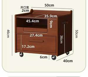 Table de <span class=keywords><strong>chevet</strong></span> en <span class=keywords><strong>bois</strong></span> massif, style chinoiserie moderne, rétro décontracté, armoire de rangement pour chambre à coucher, rangement de <span class=keywords><strong>chevet</strong></span> - Product Image 5