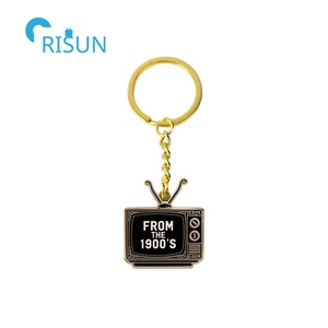 Sur mesure personnalisé rétro Vintage 1900's Style ancien modèle de Test télévision <span class=keywords><strong>TV</strong></span> Llavero porte-clés anneau porte-clés <span class=keywords><strong>TV</strong></span> personnalisé porte-clés - Product Image 2