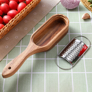 Hiện đại thân thiện với môi gỗ tay Slicer Shredder pho mát vắt tay container Hộp nhà bếp sử dụng thương mại thực phẩm dụng cụ bơ Rau - Product Image 4