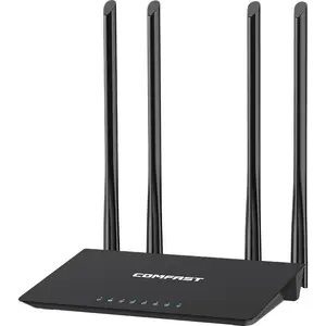 COMFAST router wifi nirkabel gigabit, MU-MIMO pita ganda jarak jauh OEM/ODM peluas sinyal dengan antena eksternal