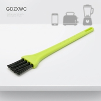 Brosse classique en nylon à poils fins de 130 mm de longueur, verte et noire, 8 couleurs, pour le nettoyage des gadgets de smartphone et des outils de cuisine