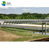 Bâtiment de construction industrielle Pont en acier préfabriqué Structures métalliques en acier préfabriquées à vendre