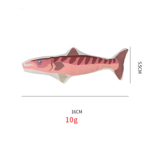 Hot Selling Wholesale Catnip <b>Cat</b> Toys Canvas Fish Style <b>Plush</b> Kitten Chewing Toy Wear-Resistant Interactive Pet Supplies - Product Image 3