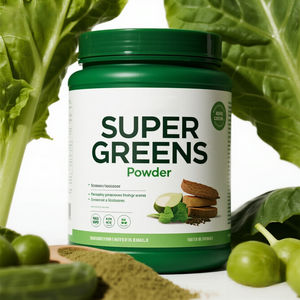 OEM Orgânico Super Greens Powder - 13 + Ingredientes Nutrientes-Densos com espirulina, chlorela e grama de trigo para o bem-estar diário - Product Image 2