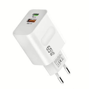 <b>Cheap</b> Price US/EU Plug Quick Charge Type C Charger <b>Box</b> Fast Charging 65W USB Portable Phone Charger for Mobile Phone - Product Image 3