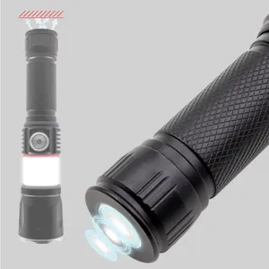 Waterproof Camping Outdoor High Power Camp Powerful Taser Rechargeable 100000 Lumens Hunting Flashlight