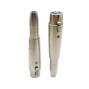 Adaptador de audio para micrófono CANNON, conector hembra de 6.5mm a conector hembra CANNON para micrófono - Product Image 2