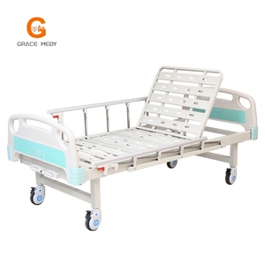 GRACEMED Z04 調節可能な2クランク式手動病院診察台（ベッドトイレ付き、ステンレス製） - Product Image 3