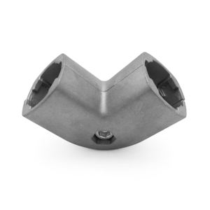 Liga De Alumínio Fundido 90 Suporte Fixo Degreed Lean Pipe Connector Joint Separator - Product Image 3