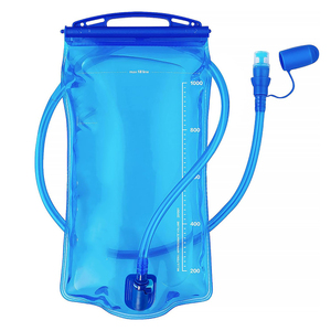Tragbare, zusammenklappbare, langlebige PEVA <span class=keywords><strong>1L</strong></span> Wasserflasche, Sport-Trinkblase für Radfahren, Outdoor, Laufen, Wandern, wasserdicht - Product Image 1