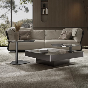 <span class=keywords><strong>Table</strong></span> basse moderne <span class=keywords><strong>ultra</strong></span> simple rock board combinaison lumière luxe salon maison carré rock board <span class=keywords><strong>table</strong></span> basse en verre - Product Image 2