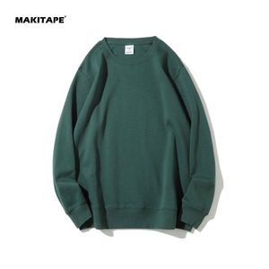 เสื้อสเวตเชิ้ตคอกลมสไตล์ฤดูหนาว Unisex AG300S สำหรับผู้ผลิตเสื้อฮู้ดพิมพ์ลายพัฟ โลโก้แบบกำหนดเอง ลายเรียบ สำหรับผู้ชายและผู้หญิง - Product Image 3