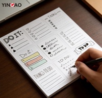 Autocollants personnalisés Yingao pour carnets de notes, autocollants adhésifs inscriptibles pour la planification hebdomadaire et mensuelle des études et du travail, autocollants pour agenda et planificateur personnalisés